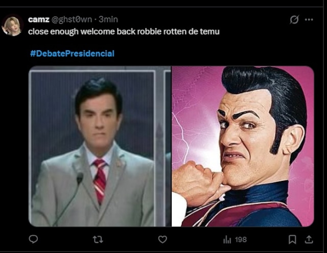 Ya salieron los memes del segundo debate presidencial.