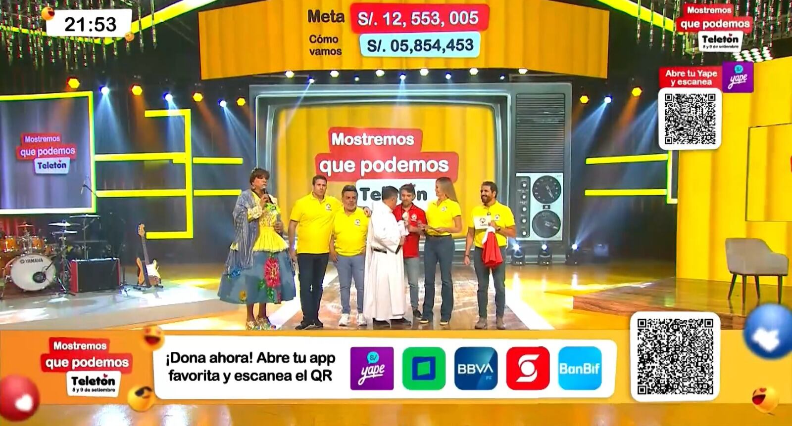 Teletón digital recaudó sólo S/ 8'127,217 (Captura de pantalla).