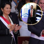 A militar armado, vestido de civil, en desfile militar