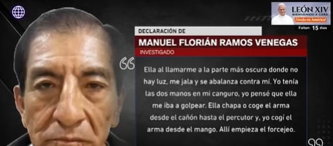 Manuel Florián Ramos Venegas es acusado de asesinar a Adela Jiménez Romero