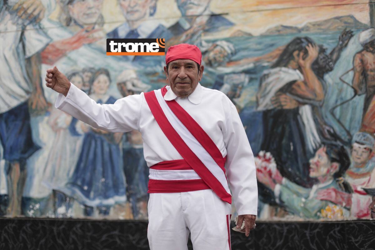 Al evento asistió el bisniesto de José Olaya, Sabino Balandra. Foto: Anthony Niño de Guzmán.