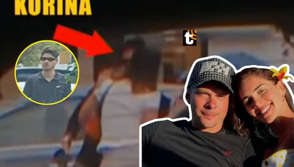 TROME- Korina Rivadeneira es captada con “misterioso hombre” y él maneja el auto de Mario Hart