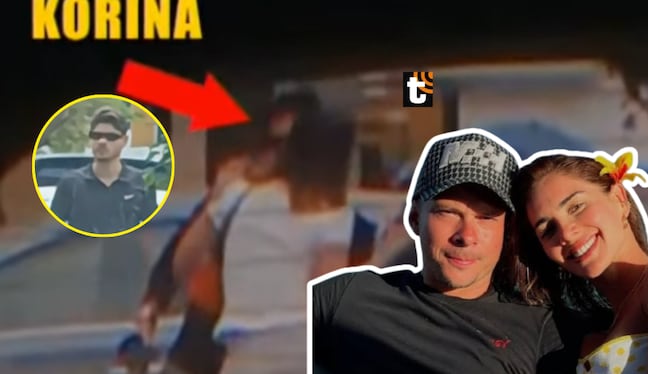 Captan a misterioso hombre manejando vehículo de Mario Hart y Korina Rivadeneira y al lado de ella.