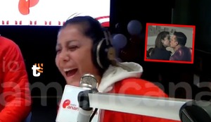 Karla Tarazona se ríe y dice por qué aceptó beso de Christian Domínguez: “Fue su regalo de cumpleaños”