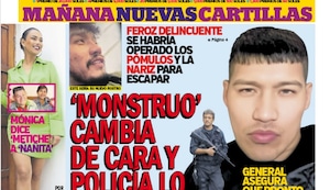 ‘MONSTRUO’ CAMBIA DE CARA Y POLICÍA LO PERSIGUE