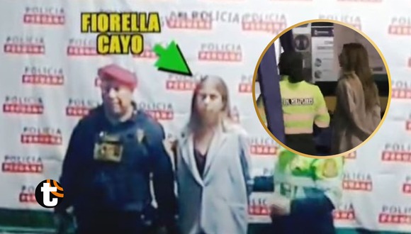 TROME - Fiorella Cayo pasó toda la noche en la comisaría: Salen imágenes de la actriz esposada