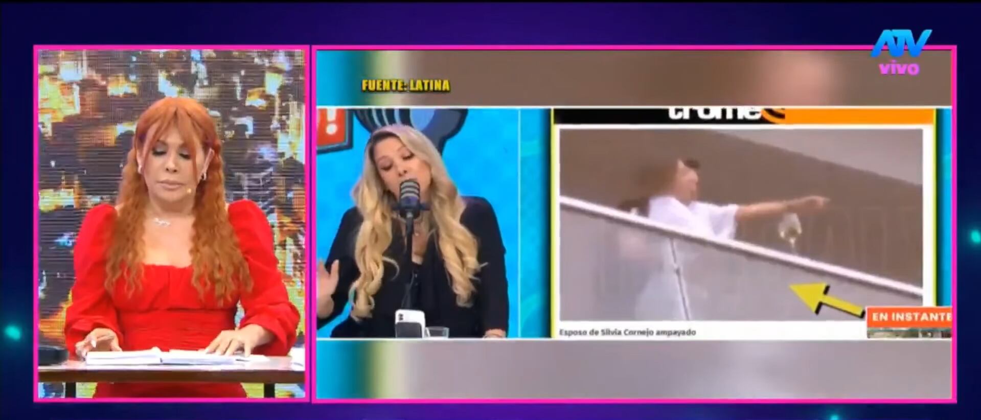 Conductora criticó a Sofía Franco por minimizar el trabajo de sus urracos. (Fuente: ATV)