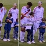 Perú vs. España: el tierno gesto de Fabio Gruber hacia un niño