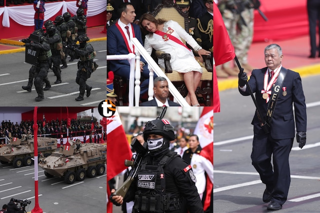 Las mejores imágenes del Desfile Cívico Militar 2025. (Fotos: Joel Alonso; Julio Reaño y Antonio Melgarejo/ @photo.gec)