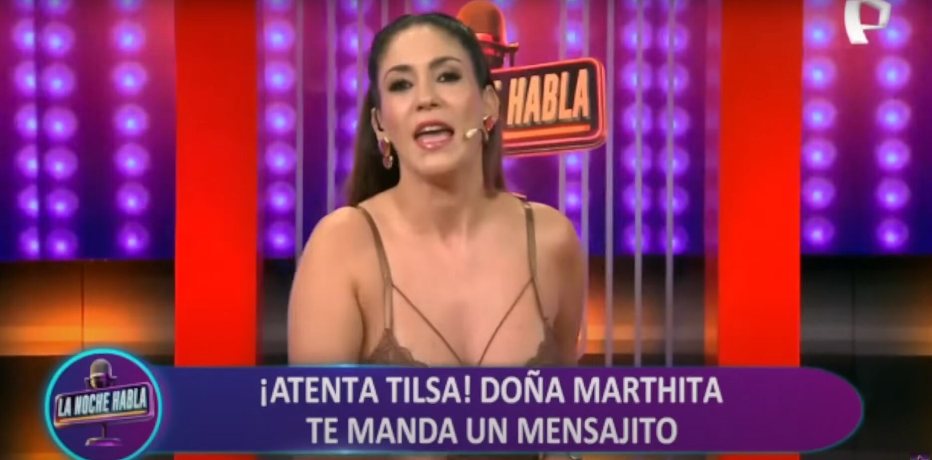 Conductora estalla en vivo y lanza fuertes comentarios contra Milett Figueroa. (Fuente: La noche habla - Panamericana)