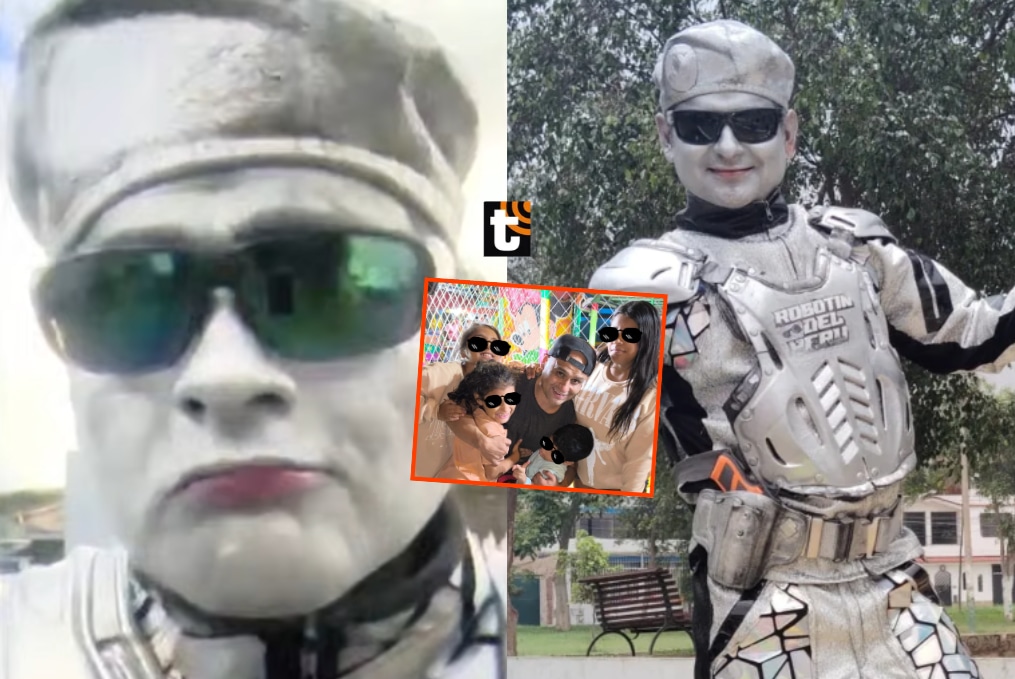 Robotín se muestra emotivo desde los EE.UU. cuando envía saludos a sus hijas.
