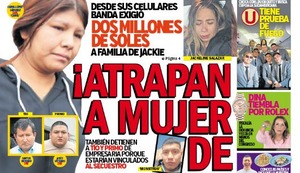 ¡ATRAPAN A MUJER DE ‘MONSTRUO’!