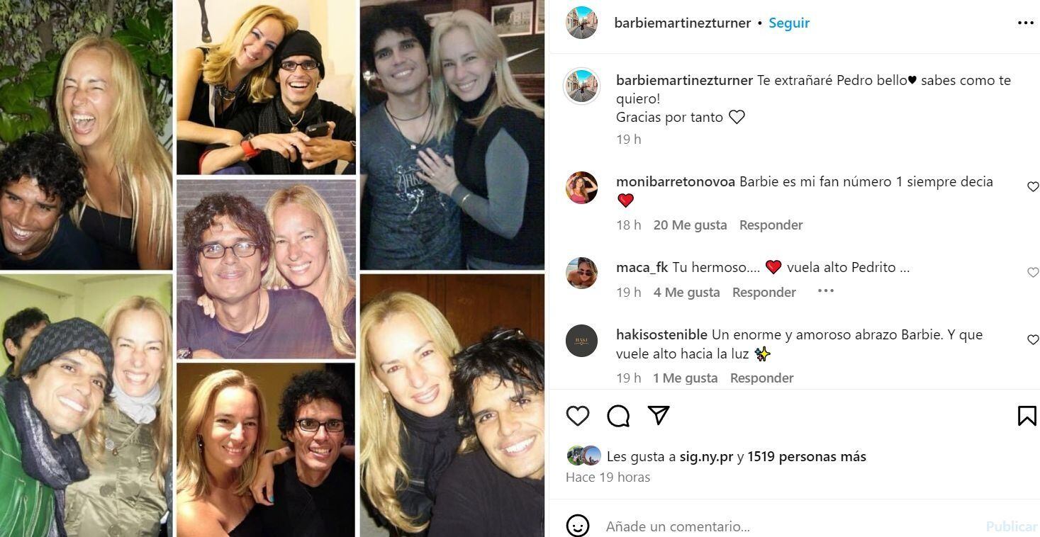 Homenaje de su cuñada, Barbie Martinez.