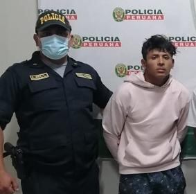 Dos presuntos integrantes de la banda 'los babys de Bayóvar', fueron intervenidos.