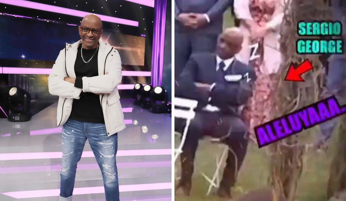 Sergio George furioso luego que aseguraran que se quedó dormido en matrimonio de Ethel Pozo. (Foto: GV Producciones / captura Willax TV)