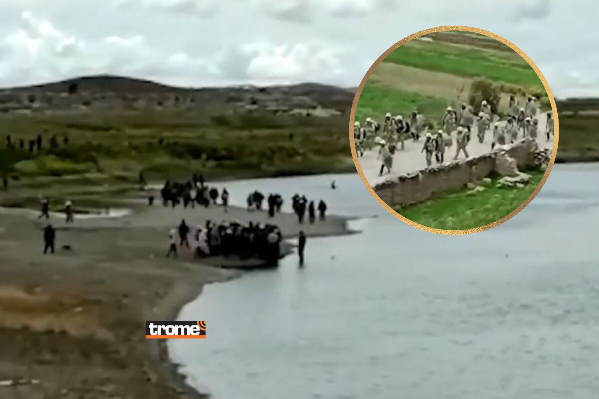 Seis soldados se ahogaron en el río Ilave, en Puno, intentando escapar de los manifestantes.