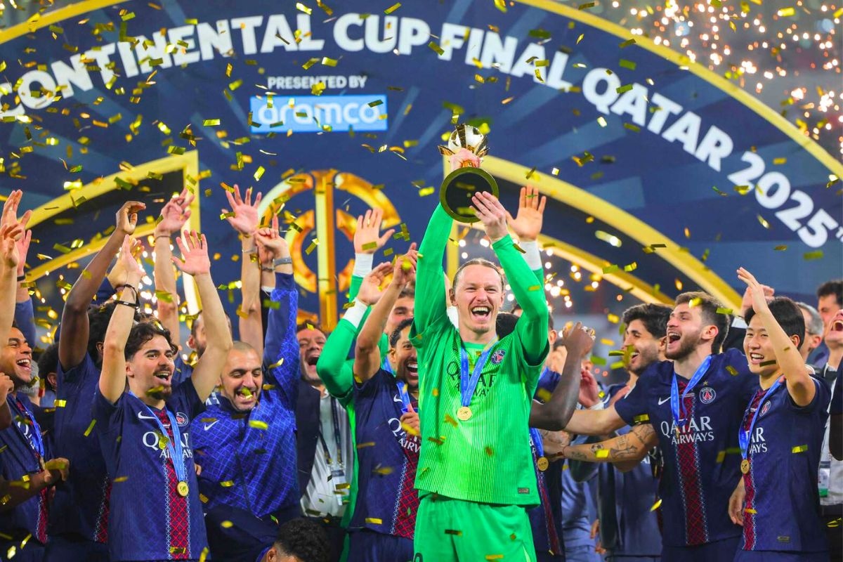 PSG festeja el título intercontinental tras vencer a Flamengo (Foto: AFP)