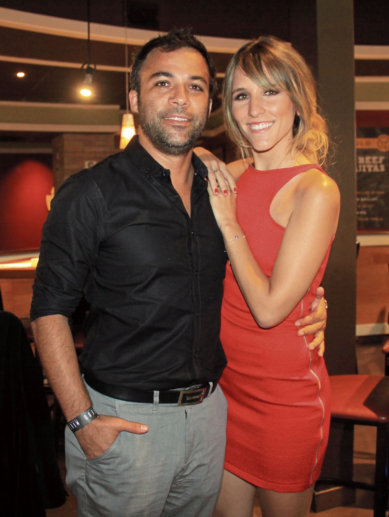 Renzo Schuller y su esposa, Tatiana Morales