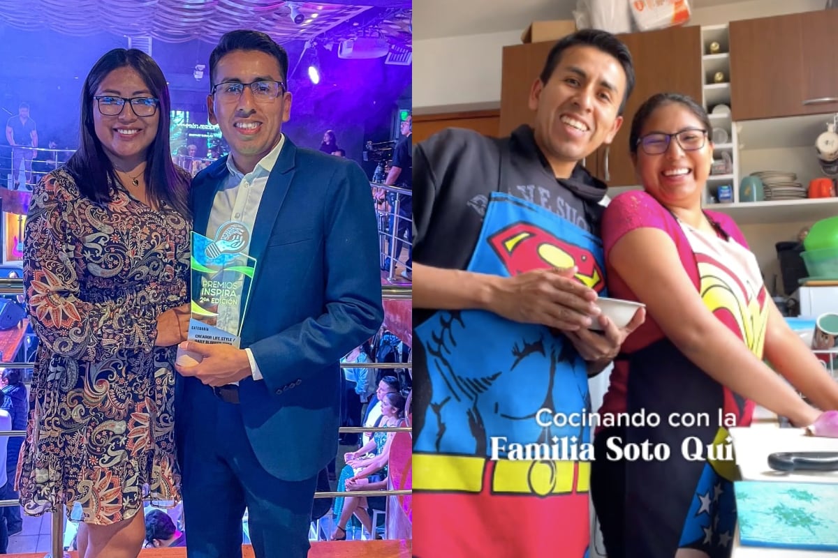 Estudió diseño web y también es creador de contenido desde hace varios años. Foto: TikTok Luis Soto.