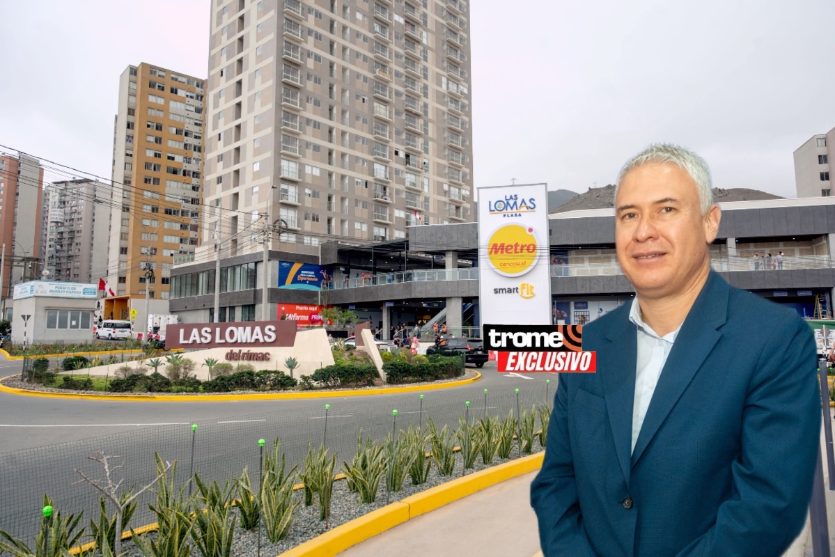 "El megaproyecto tiene visión de ciudad y una etapa incluye al strip center Lomas Plaza, el primer mall del Rímac", dijo el gerente general de Besco a Trome. (Entrevista: Isabel Medina / Trome).
