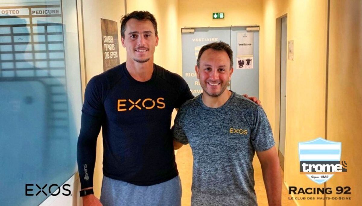 Rodrigo Araya se encarga de aplicar sistema EXOS a Paolo Guerero (Foto: @rodrigoaraya)