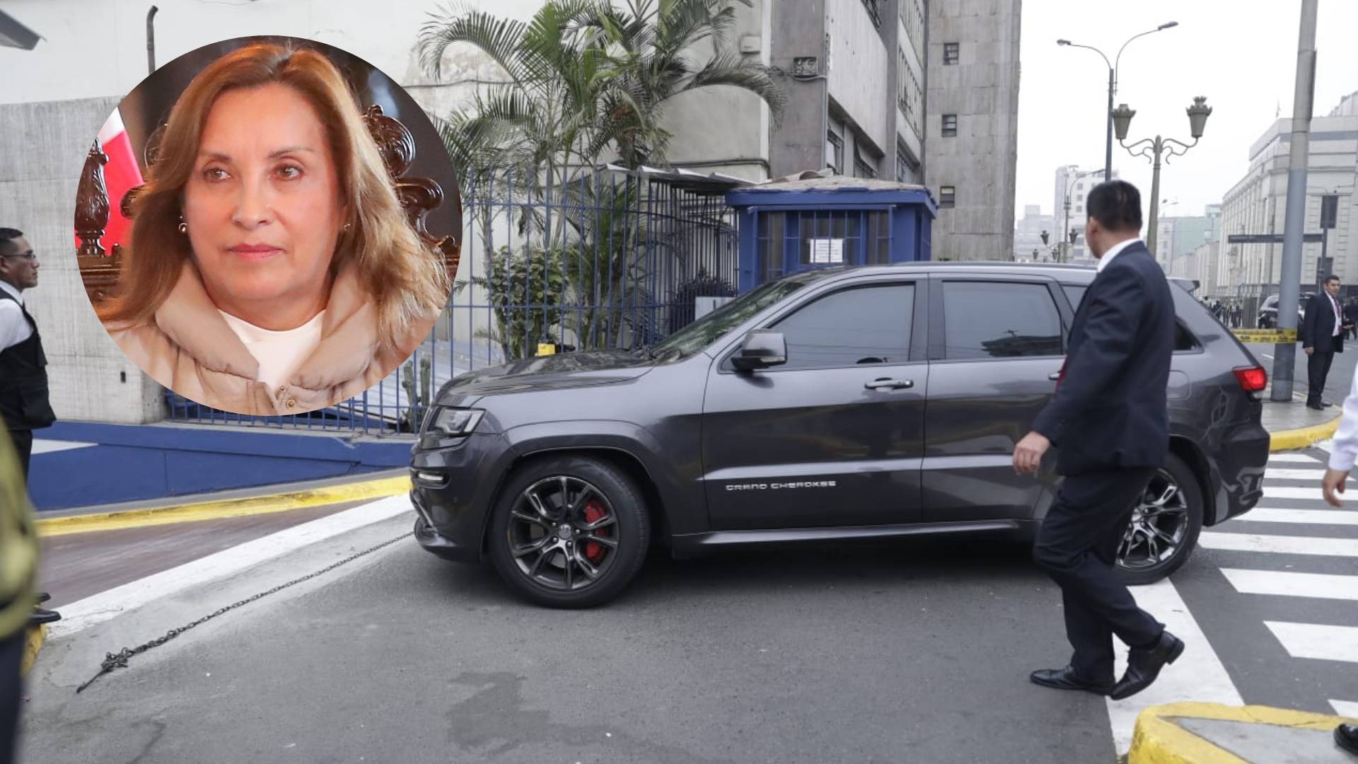 Dina Boluarte llega a Fiscalía de la Nación.