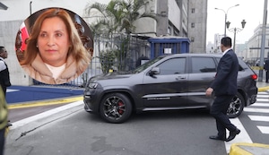 Dina Boluarte llega a Ministerio Público para declarar por el ‘Caso Rolex’ escoltada por doce vehículos | VIDEO