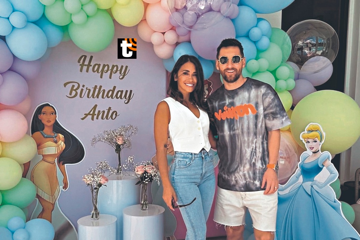 Messi y Antonella Rocuzzo