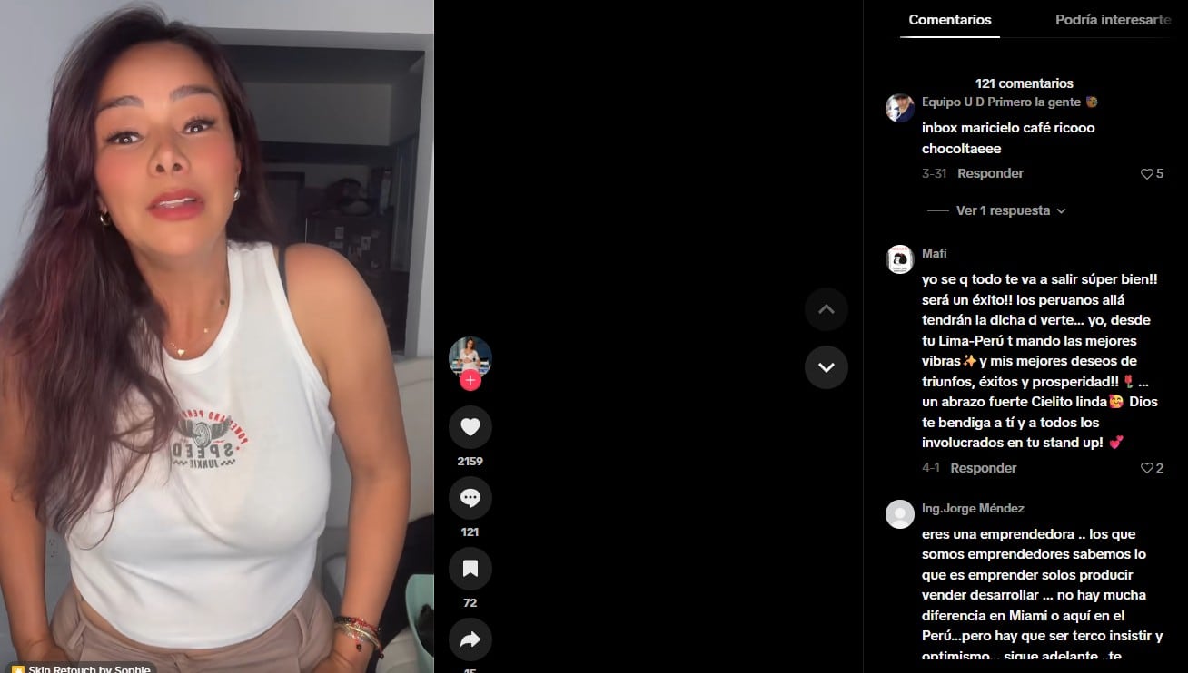 Maricielo Effio habla sobre su nuevo trabajo en Miami.