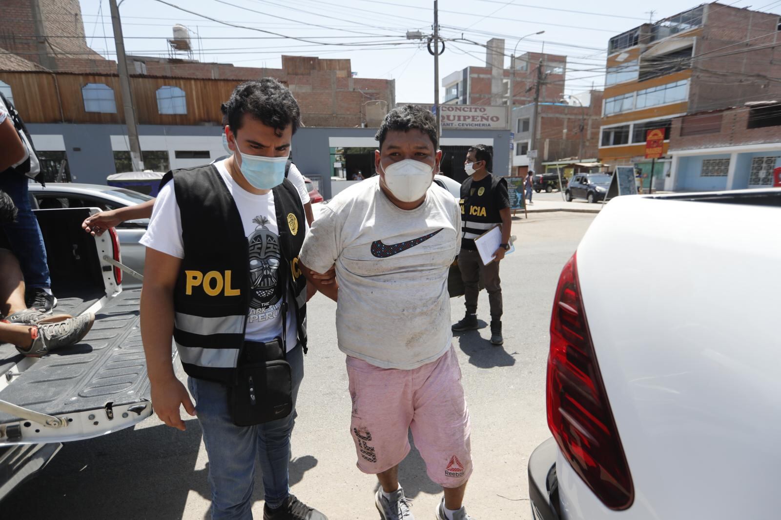 Integrantes de la banda 'Los Malandros' planeaban robar 15 mil soles a un comerciante de la urbanización San Diego, en San Martín de Porres. | Foto: Joseph Ángeles