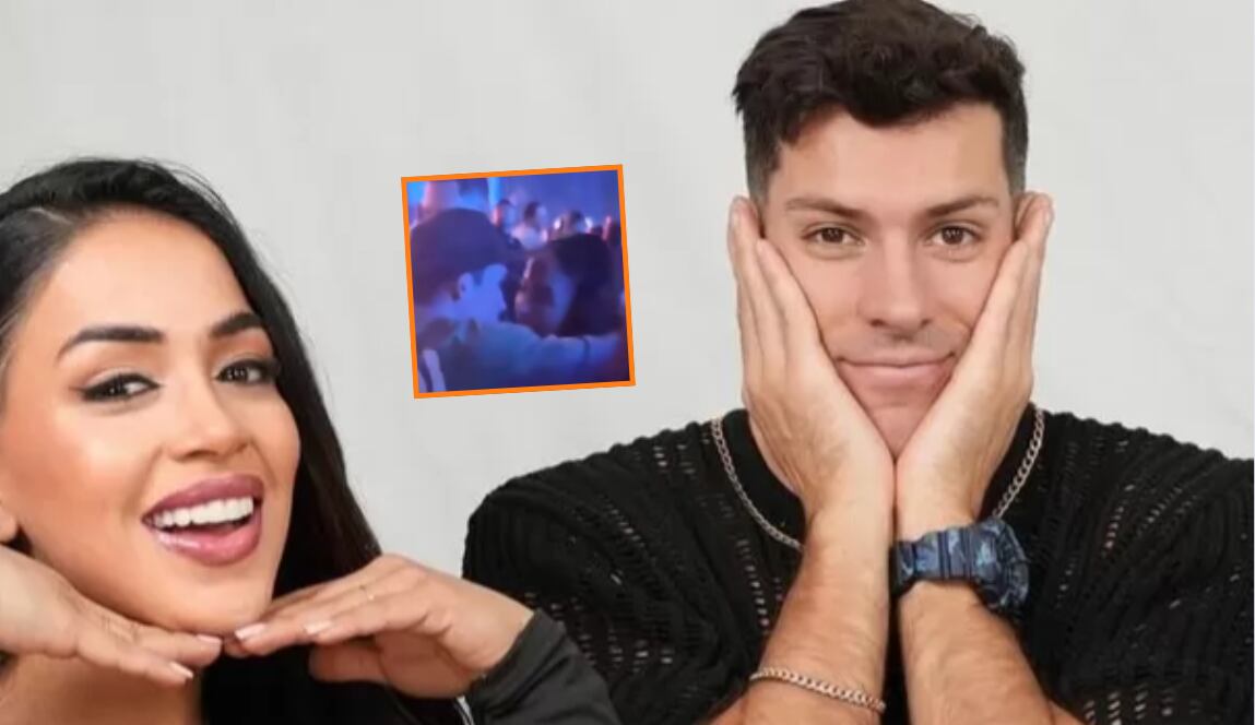 Patricio Parodi y Onelia Molina muy juntitos.