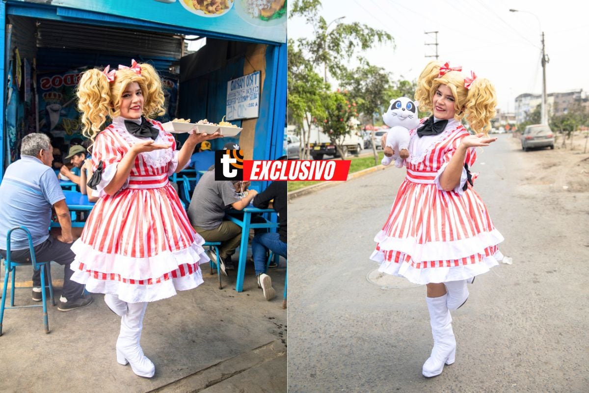 También se ha vestido como Juvia, de ‘Fairy Tail’; el Hada Madrina, de ‘Shrek’, y Athena, de ‘Los Caballeros del Zodiaco’. Fotos: Joel Alonzo / Trome.