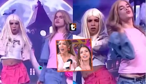 Josi y Valentino la rompen con sus disfraces de ‘¿Y dónde están las rubias?’ y son comparados con Sheyla y Flavia