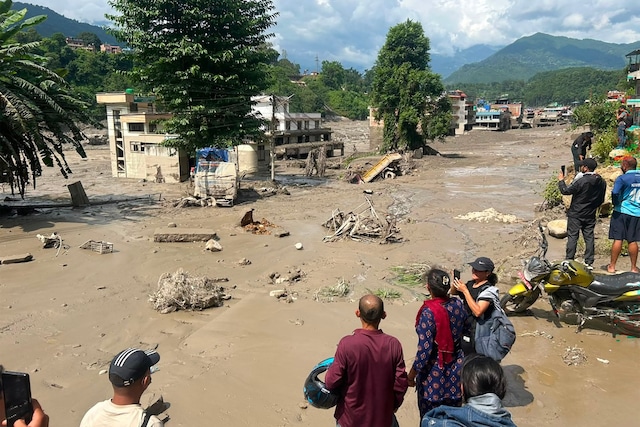 Tragedia en Nepal. Foto: Prakash MATHEMA / AFP