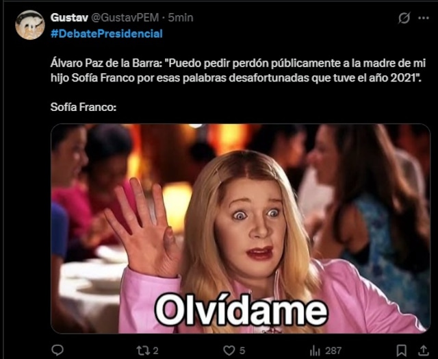 Ya salieron los memes del segundo debate presidencial.