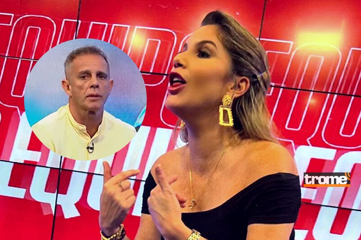 Alexandra Hörler puso en su lugar a Julinho en programa Equipo F (Foto: @alexandrahorler)