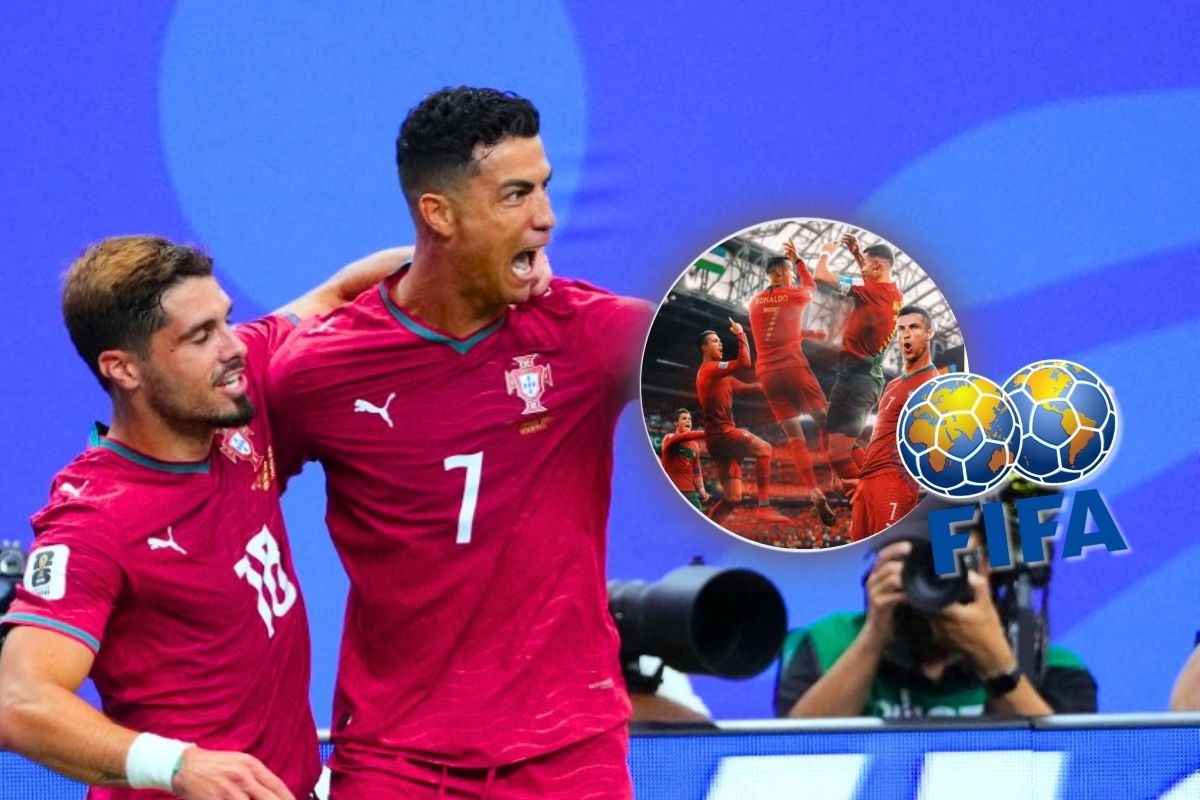 Cristiano Ronaldo festeja el gol esperado por sus millones de seguidores (Foto: AFP)