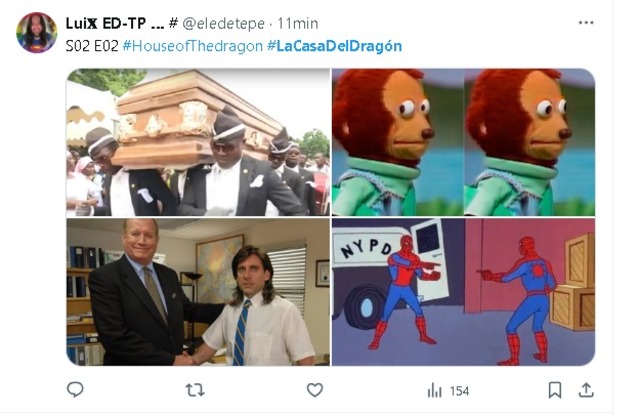 No pararás de reir con los mejores memes de House of the Dragon 2x02