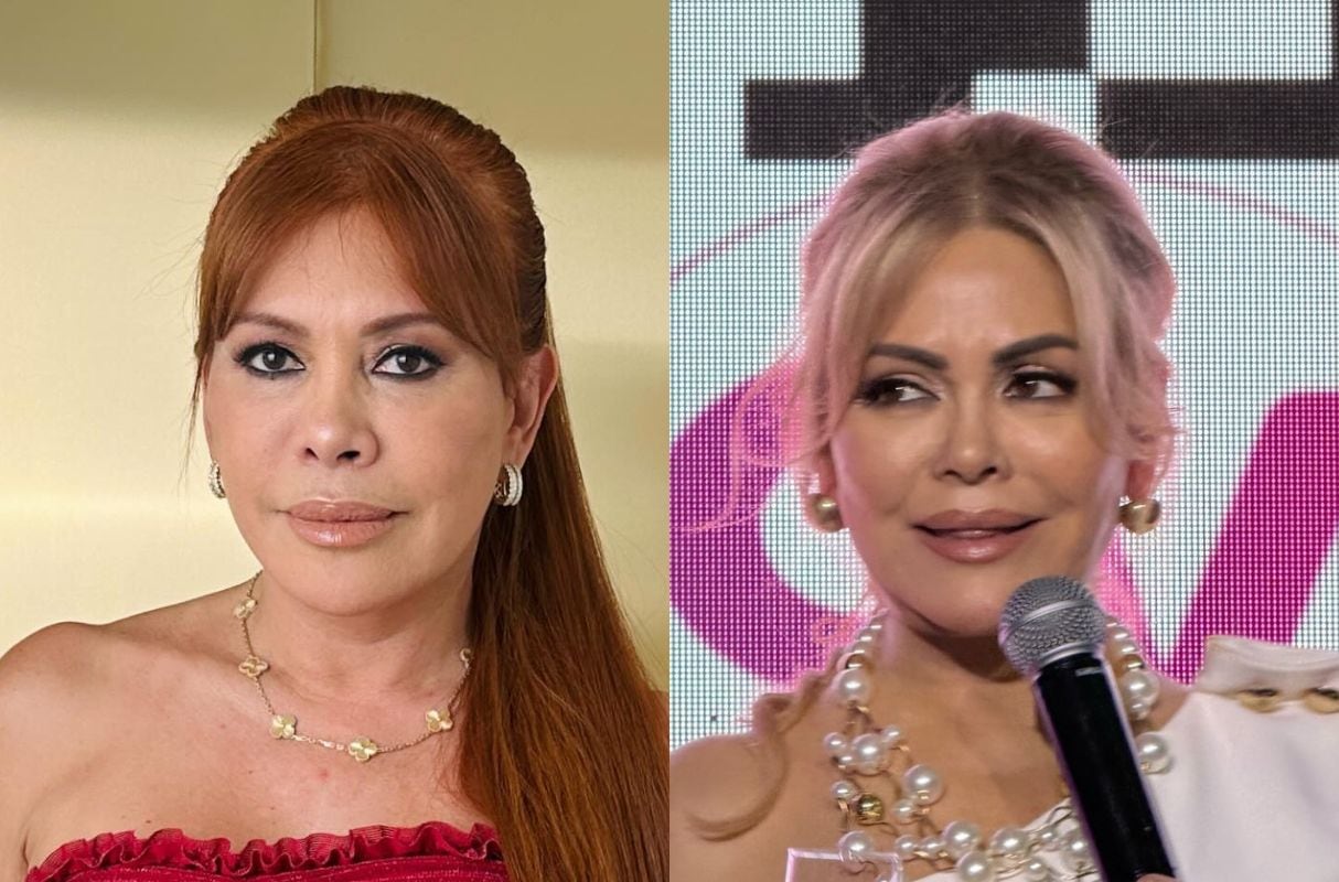 Magaly Medina aclaró que, si bien tiene una buena relación con Ethel Pozo, no podría tener lo mismo con la Gisela Valcárcel. (Foto: Instagram / @magalymedinav - @giselavalcarcelperu)