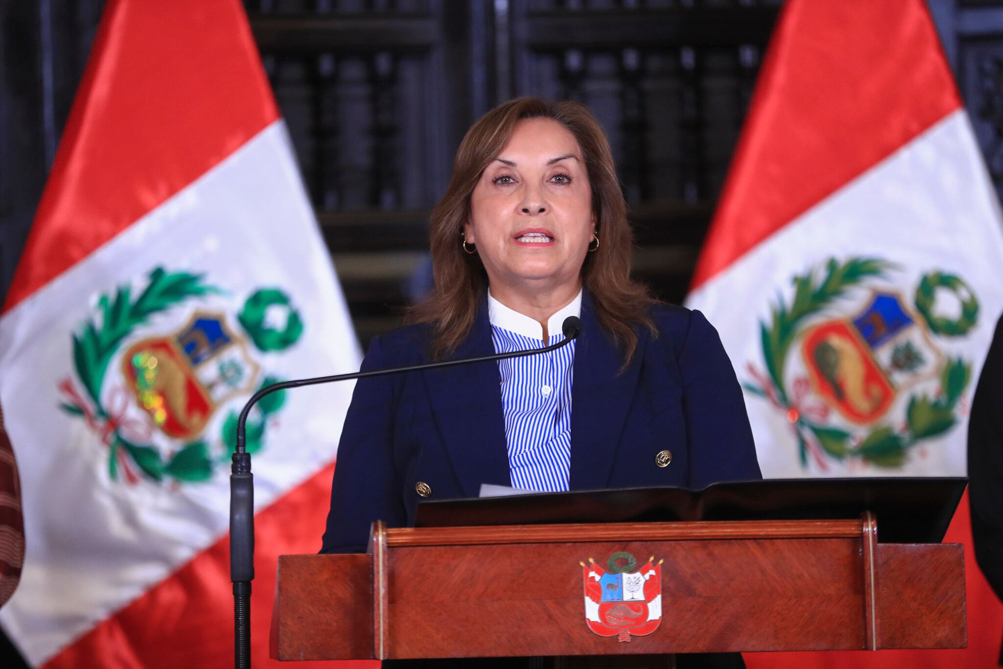 La presidenta Dina Boluarte se pronunció luego que el Congreso rechazara su solicitud para viajar al Vaticano y asistir a las exequias del papa Francisco. (Foto: PCM)