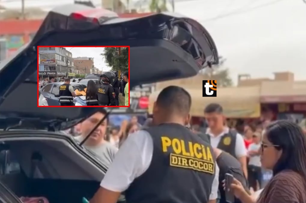 ¡Detienen a seis policías del Grupo Terna en Los Olivos! Son intervenidos por presunto robo de dinero a comerciante