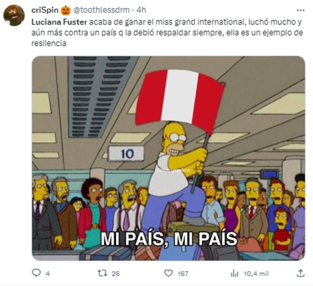 Usuarios de redes sociales se volcaron a Twitter para celebrar la coronación de Luciana Fuster en el Miss Grand 2023 con divertidos memes.