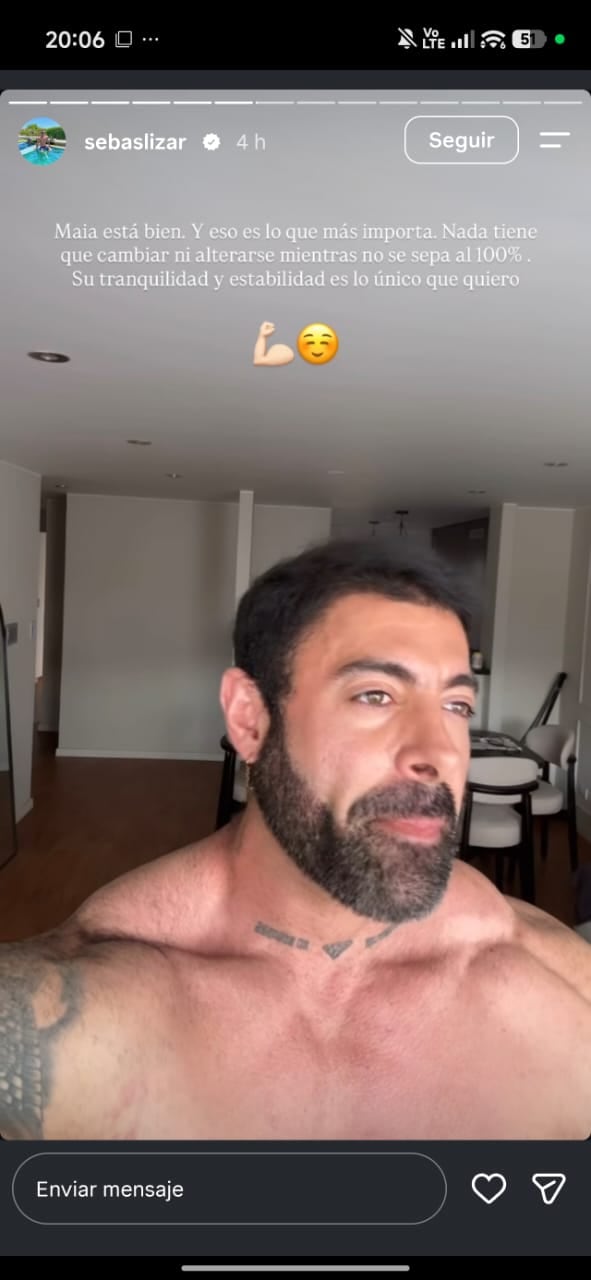 El exchico reality aseguró que su hija se encuentra bien y apartada de cualquier problema
