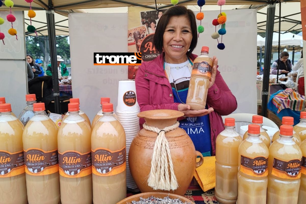Desde de Urubamba llega la chicha de jora hecha con papa. Tiene grandes beneficios para la salud y es perfecta para elaborar diferentes platillos. Foto: Katty Gines.