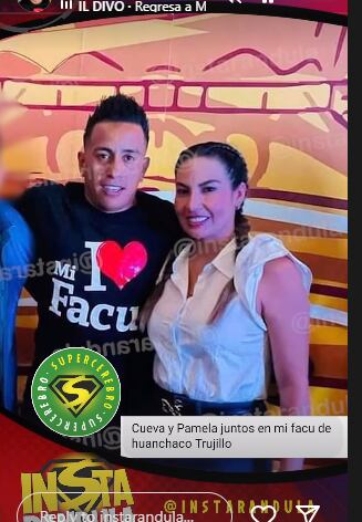 Pamela Lopez y Christian Cueva: primera foto en público