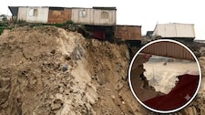 Puente Piedra: cerro cede y deja casa al borde del abismo