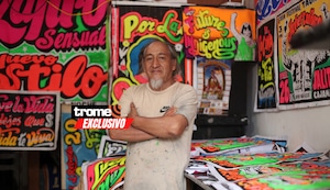 Conoce a Pedro ‘Monky’ Rojas, el pionero de los carteles chicha que adornan los barrios de Lima
