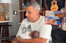 Ricardo Mendoza revela el nombre de su bebé y explica por qué lo eligieron: “Tiene personalidad”