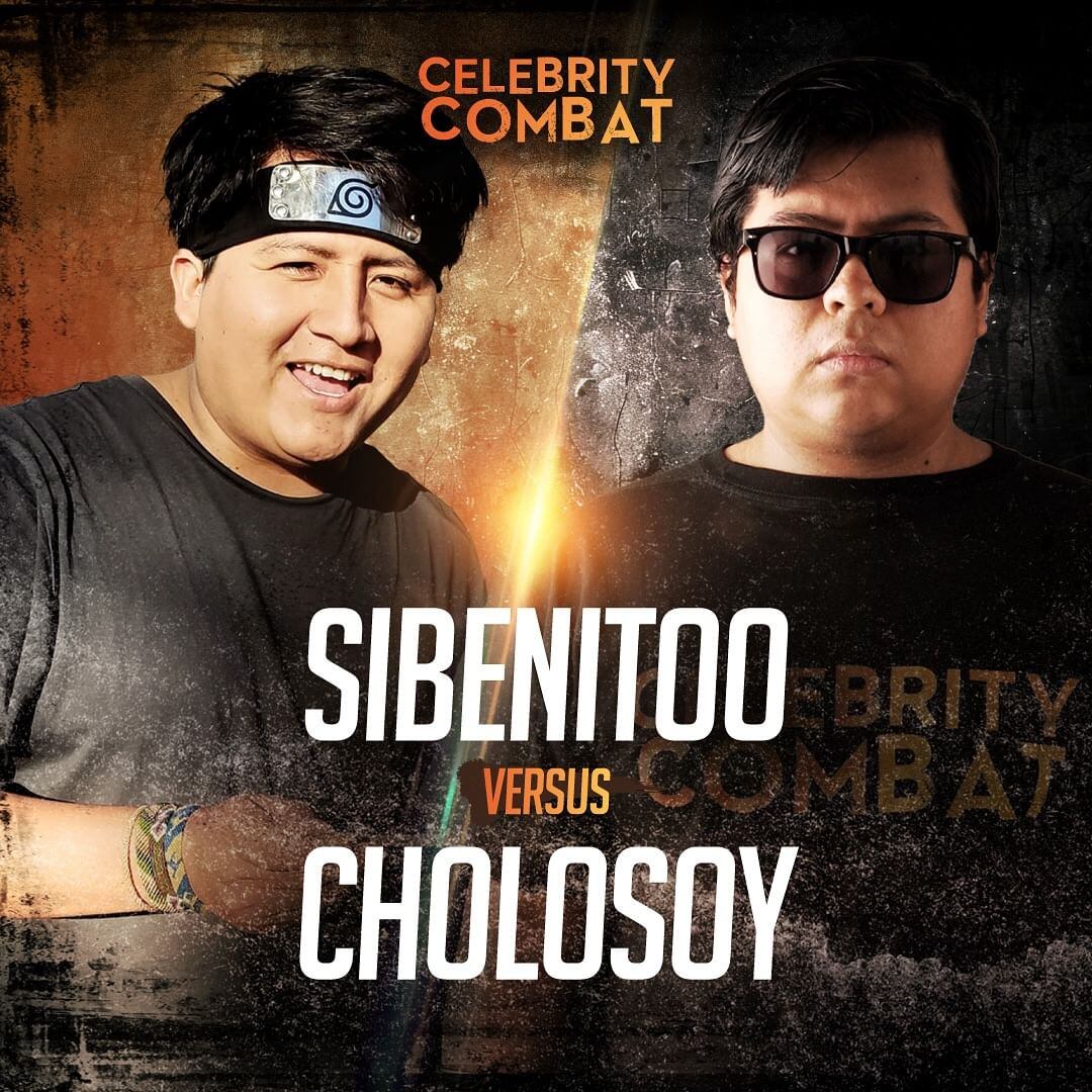 Sibenitoo no podía faltar en el Celebrity Combat. Tendrá a Cholo soy al frente. (Celebrity Combat)