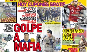 GOLPE A MAFIA DEL ORO